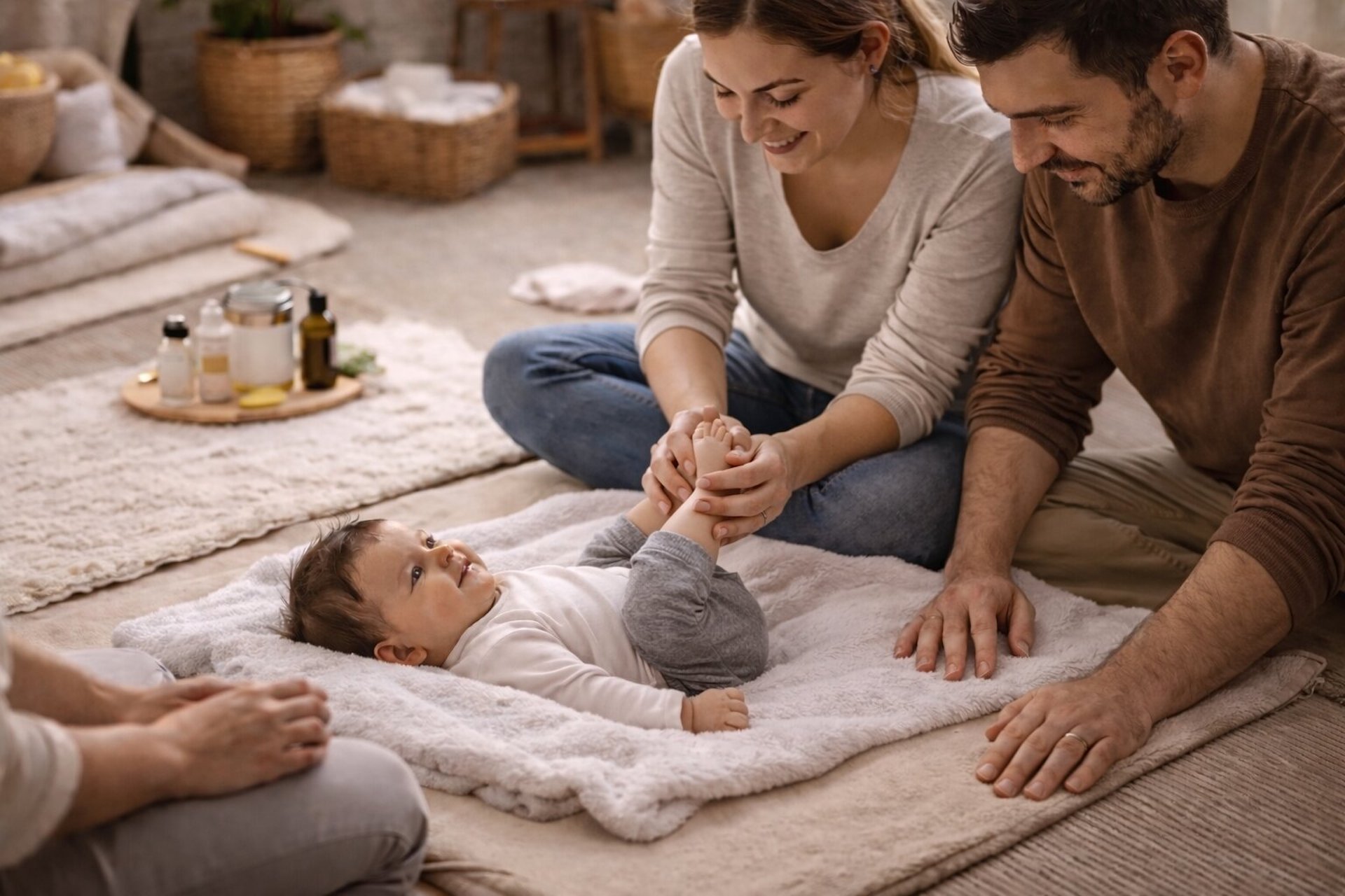 atelier massage bébé